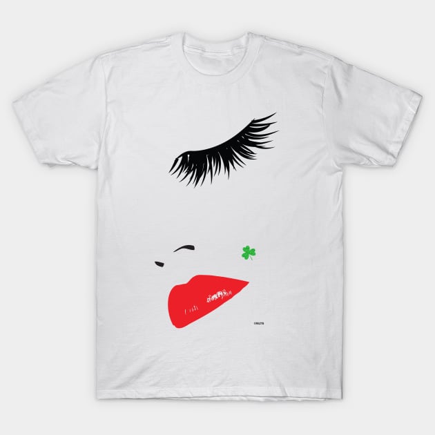 Irish Eyelashes in Vogue St Patrick Sexy T-Shirt by creative